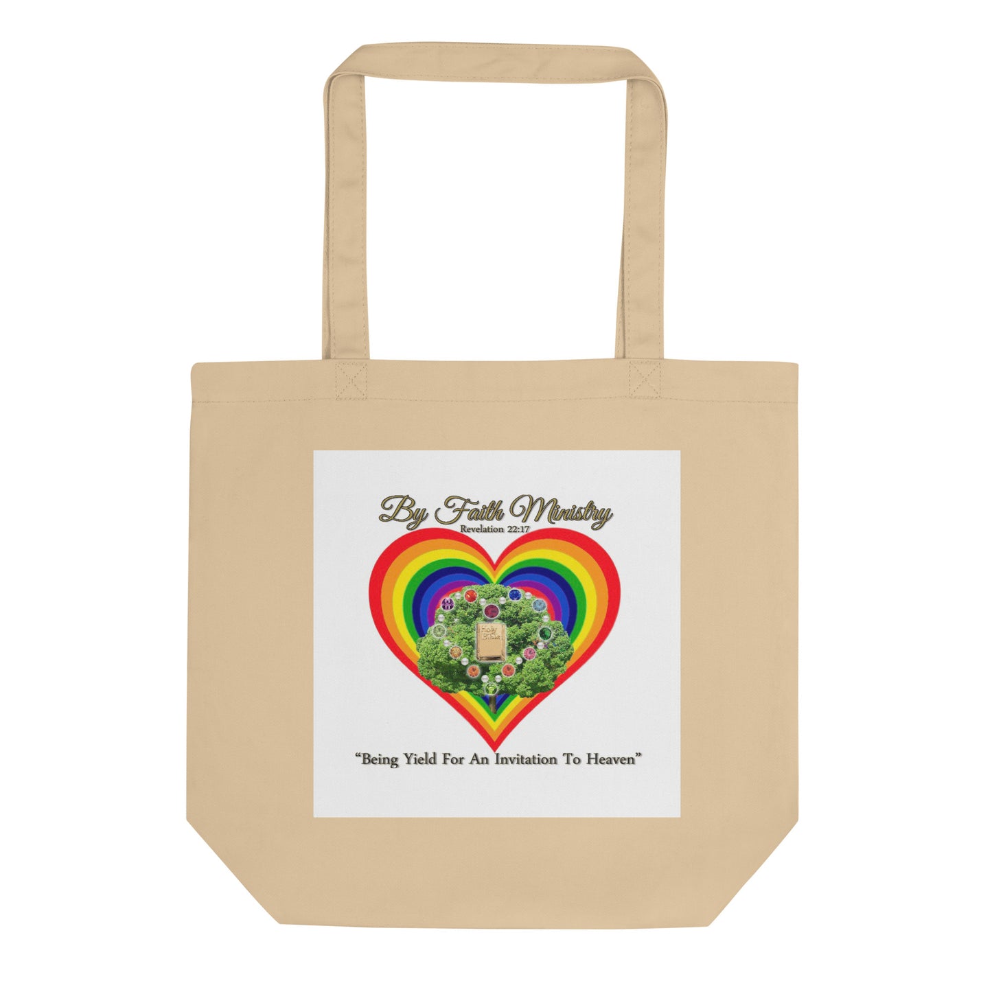 By Faith "A Love In Every Moment Of Time" Poem Eco Tote Bag