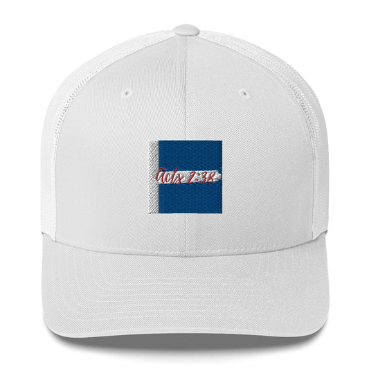 By Faith Acts 2:38 Men's Trucker Cap