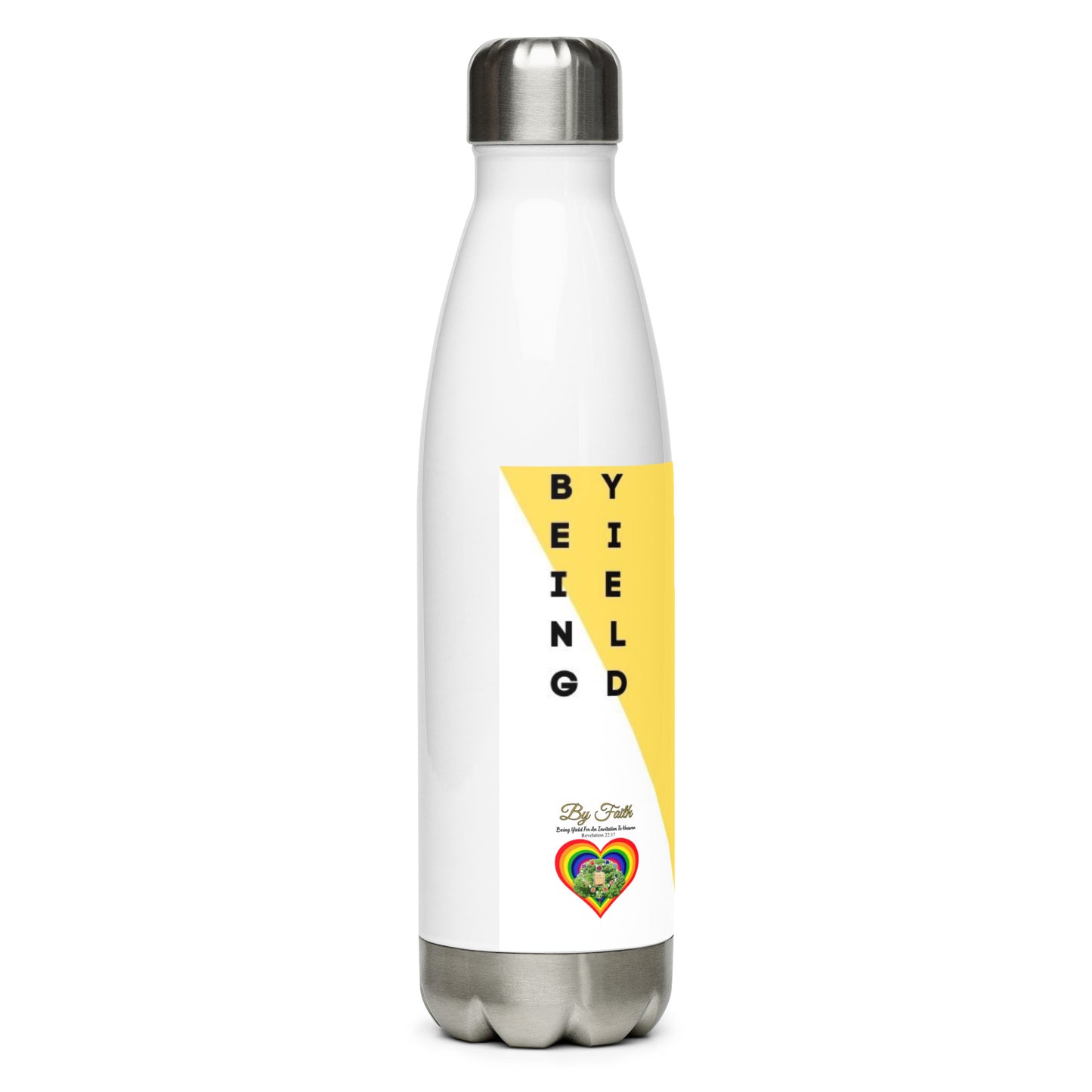 By Faith Stainless Steel Water Bottle