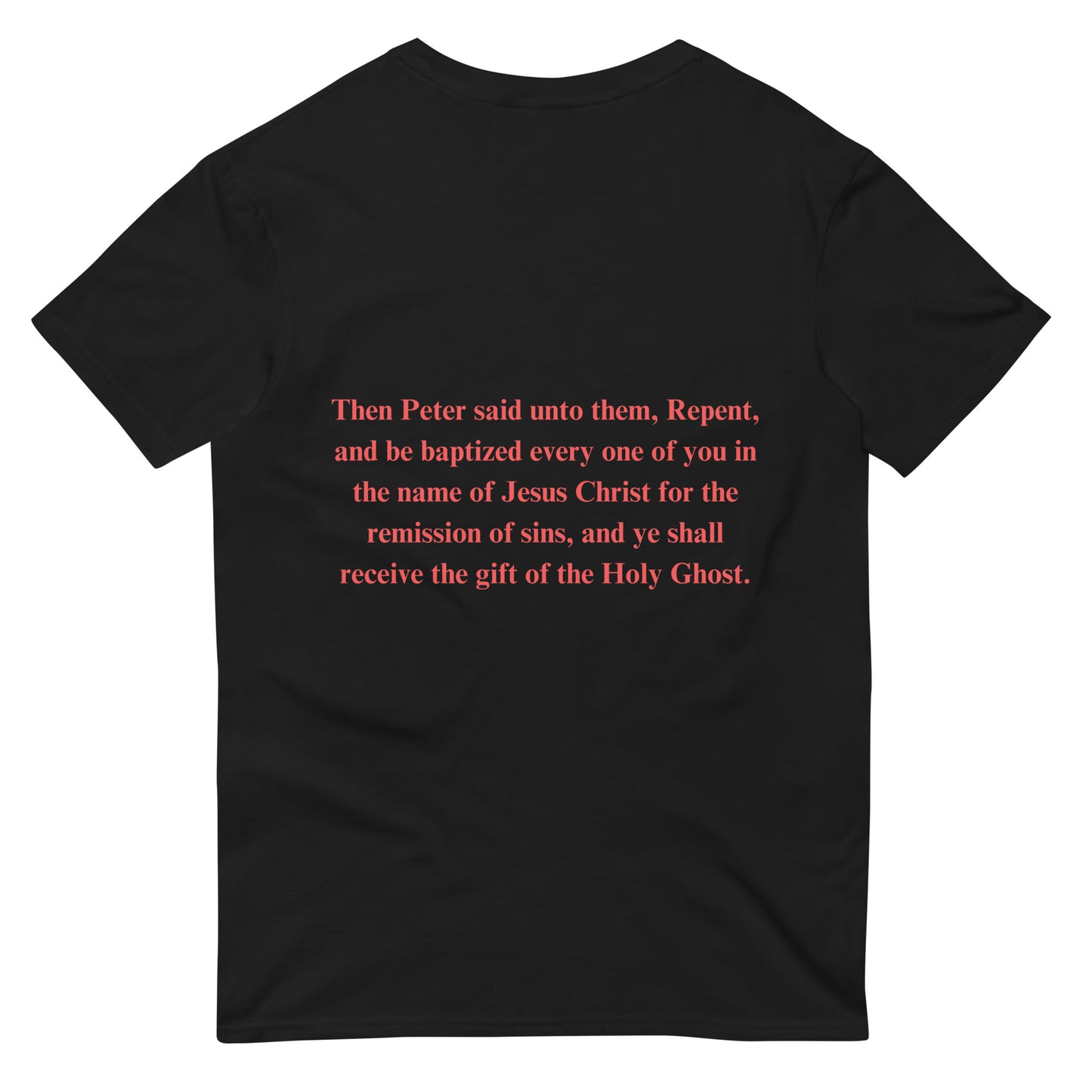 By Faith Acts 2:38 Women's Short-Sleeve T-Shirt
