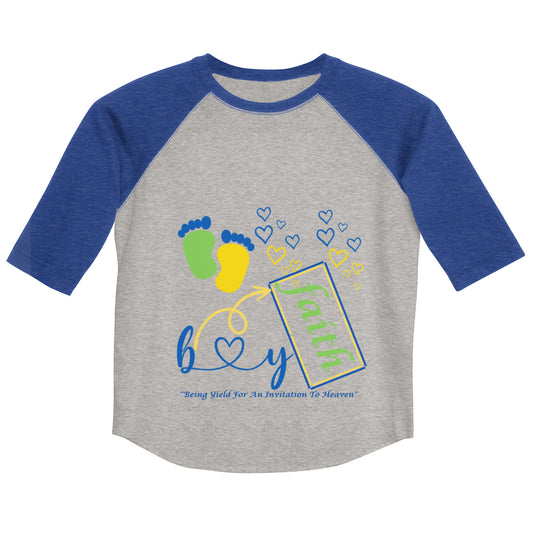 By Faith Youth Baseball Shirt For Boys